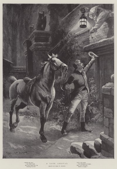 A Late Arrival by Frederick William Burton